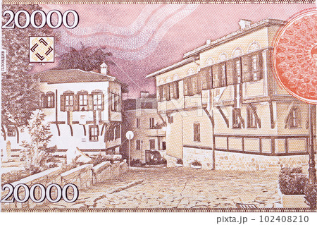 View of the city of Plovdiv in Bulgaria 102408210