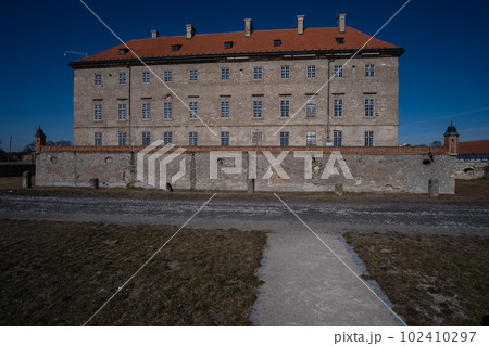 View to old fortress and castle in small town Holic in Slovakia View to old fortress and castle in small town Holic in Slovakia 102410297