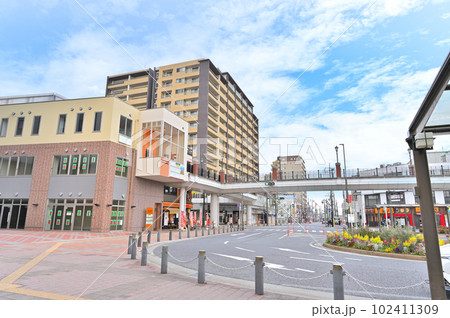 東松山駅 東口の風景 埼玉県東松山市 東武東上線 東松山駅 東口の風景 埼玉県東松山市 東武東上線 102411309