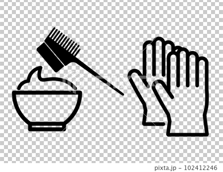 Hair color icon 102412246