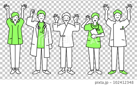 微笑的醫院人 微笑的醫院人 102412348