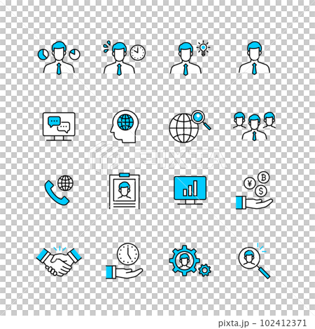 業務圖標集 102412371