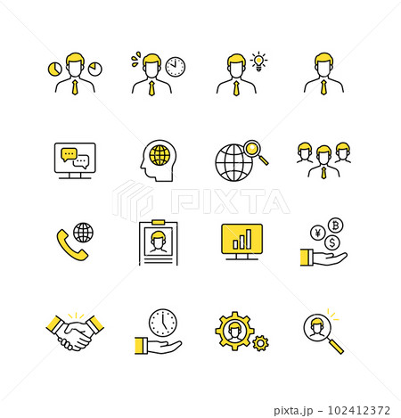 ビジネスアイコンセット ビジネスアイコンセット 102412372