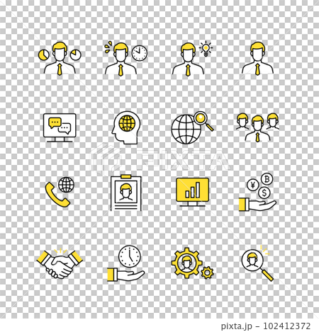 ビジネスアイコンセット ビジネスアイコンセット 102412372