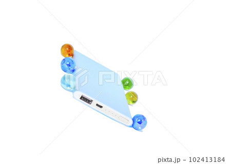 Portable hard drive for storage information with colorful glass balls 102413184