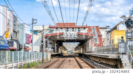 横浜市の都市風景 上星川駅 横浜市の都市風景 上星川駅 102414865