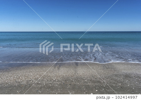 Shell Beach, San Antonio East Harbor, Rio Negro, Patagonia Argentina. 102414997