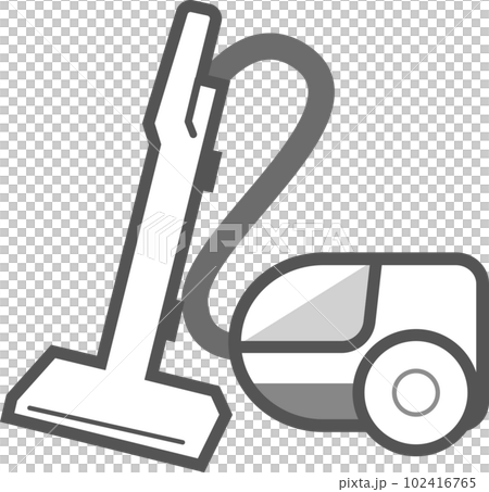 Simple color illustration of a vacuum cleaner Simple color illustration of a vacuum cleaner 102416765