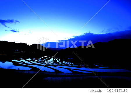 田植え前の大山千枚田/千葉県鴨川市 田植え前の大山千枚田/千葉県鴨川市 102417182