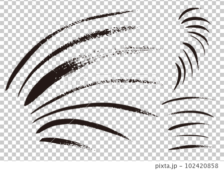 Brush writing line set 7 102420858