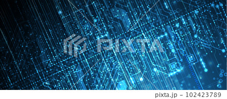 Abstract circuit board futuristic technology processing background Abstract circuit board futuristic technology processing background 102423789