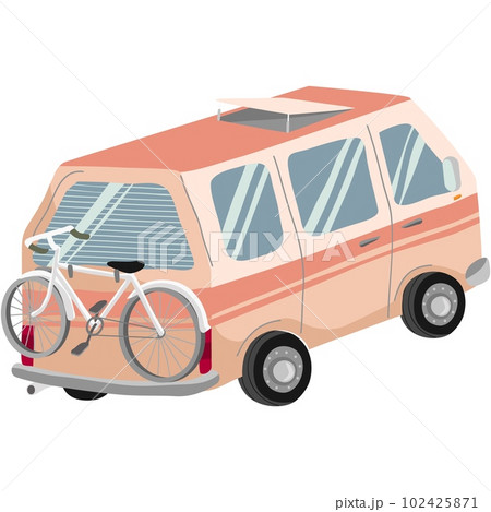 Campervan vector van rv car icon illustration Campervan vector van rv car icon illustration 102425871