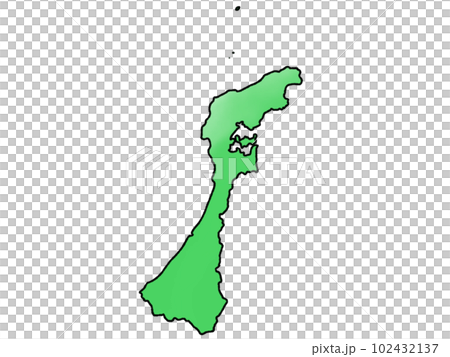 略鬆的石川縣地圖 略鬆的石川縣地圖 102432137