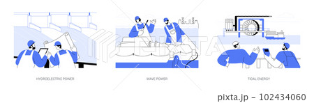 Alternative energy source abstract concept vector illustrations. Alternative energy source abstract concept vector illustrations. 102434060