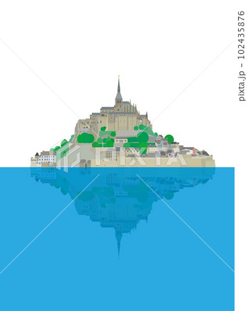 モン・サン・ミシェル mont saint michel ノルマンディー フランス モン・サン・ミシェル mont saint michel ノルマンディー フランス 102435876
