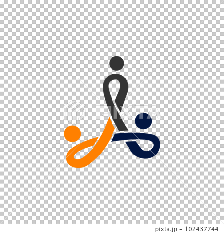 unity logo template. Icon Illustration Brand Identity. Isolated and flat illustration. Vector graphic 102437744