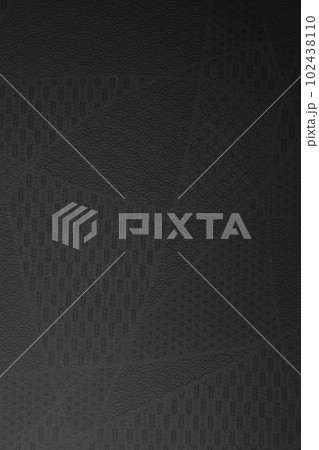 和柄背景_黒 102438110