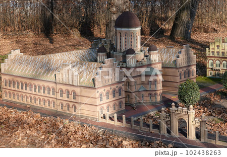 Kyiv, Ukraine November 11, 2021: the building of the National Chernivtsi University named after Yuriy Fedkovich in the city of Chernivtsi - Museum of Miniatures Kyiv 102438263