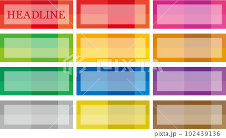 可愛いタイトル枠セット 可愛いタイトル枠セット 102439136