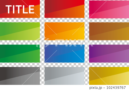 便利なタイトルフレームセット 102439767