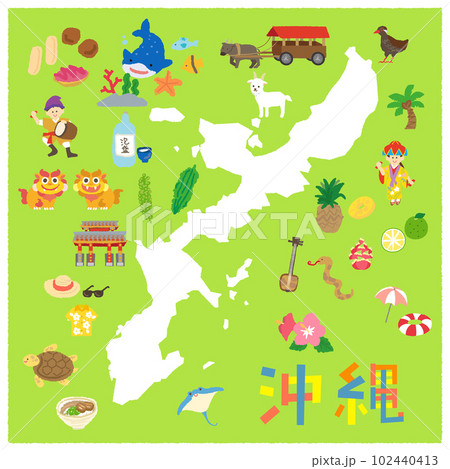 沖縄の観光マップ 102440413