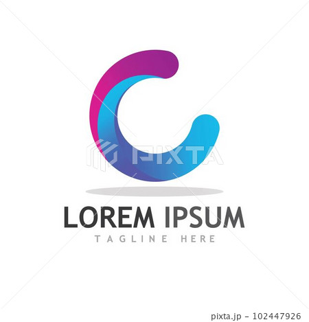 C Letter Logo Template C Letter Logo Template 102447926
