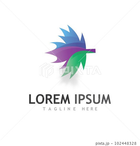 Maple leaf vector illustration 102448328