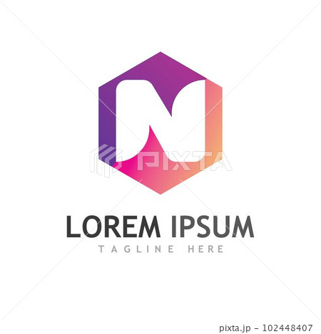 N Letter Logo Template 102448407