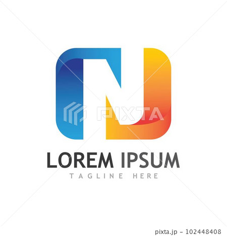 N Letter Logo Template N Letter Logo Template 102448408