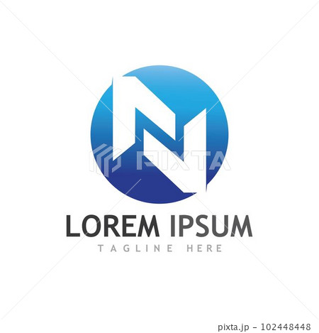 N Letter Logo Template 102448448