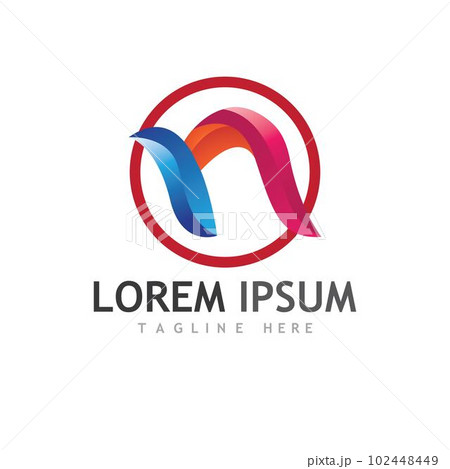 N Letter Logo Template N Letter Logo Template 102448449