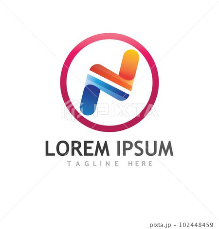 N Letter Logo Template 102448459