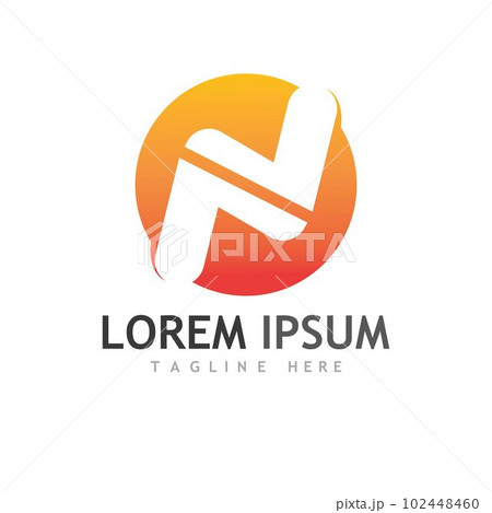N Letter Logo Template 102448460