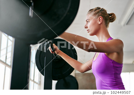 Woman, white background or body underwear in studio exercise diet,  Brazilian workout or training pr Stock Photo by YuriArcursPeopleimages