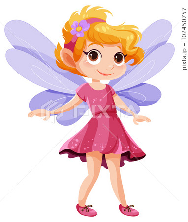 Beautiful fairy cartoon character 102450757