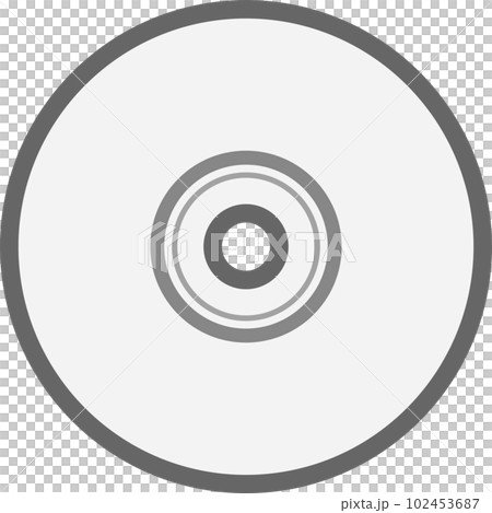 CD・DVDディスクのシンプルイラスト 102453687