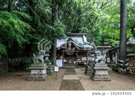 香取神宮の分霊を祀った胎安神社の社殿【拝殿】 102454505