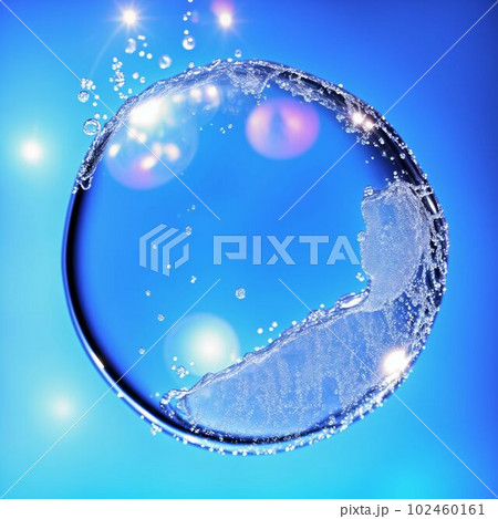 水玉、丸い氷 水玉、丸い氷 102460161