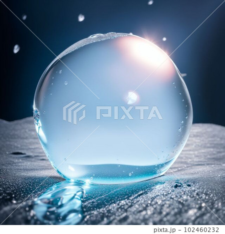 水玉、丸い氷 水玉、丸い氷 102460232