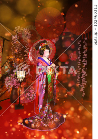 日本人女性の花魁体験、和装変身写真、着物体験、観光地でのコスプレ遊び体験アクティビティ 日本人女性の花魁体験、和装変身写真、着物体験、観光地でのコスプレ遊び体験アクティビティ 102460311