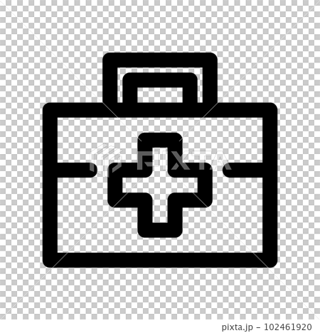 代表醫療、急救箱的線條樣式圖標 代表醫療、急救箱的線條樣式圖標 102461920