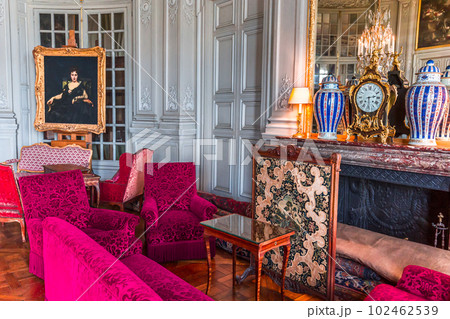interiors of castle of Champs sur Marne, france 102462539