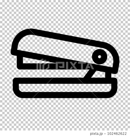 Line style icon representing stationery, stapler Line style icon representing stationery, stapler 102462622