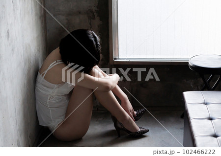 下着姿の女性 102466222