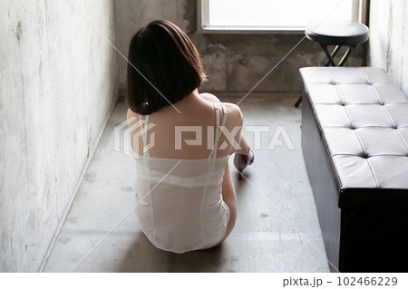 下着姿の女性 102466229