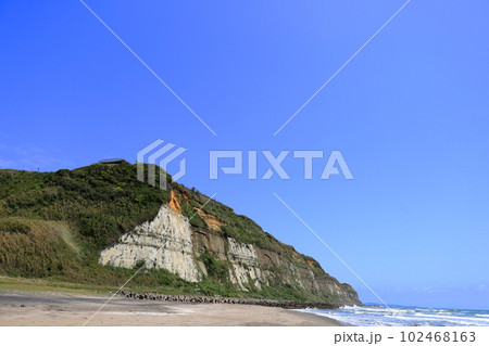 銚子ジオパーク 屛風ヶ浦最西端/千葉県旭市 銚子ジオパーク 屛風ヶ浦最西端/千葉県旭市 102468163