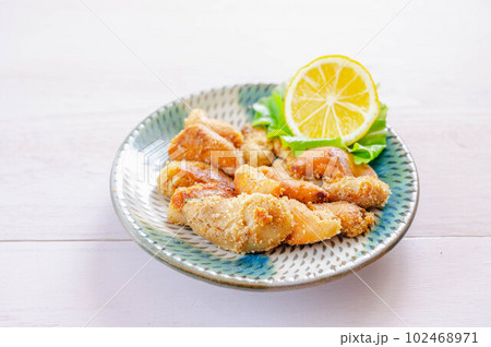 ホタテの生殖巣のムニエル 102468971