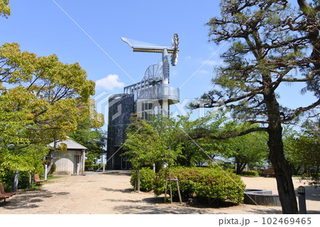 大府市桃山公園の風車のある展望台 大府市桃山公園の風車のある展望台 102469465