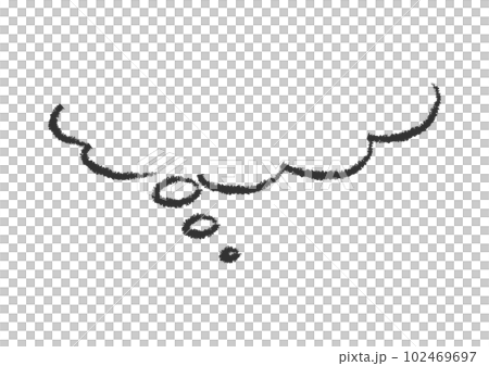 手描き風の吹き出し素材 102469697