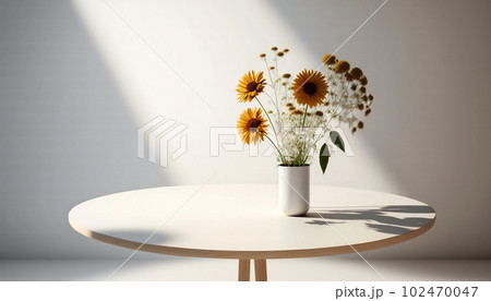 Home interior with decor wooden table and plants decoration interior design of living room Home interior with decor wooden table and plants decoration interior design of living room 102470047